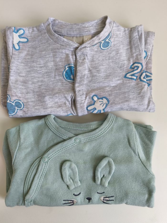 Lot de 2 pyjamas 1 mois