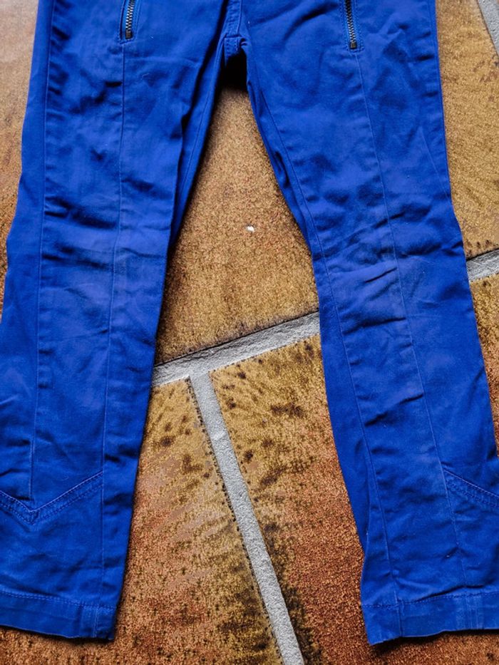 Pantalon bleu électrique style ethnique catimini 4ans - photo numéro 3