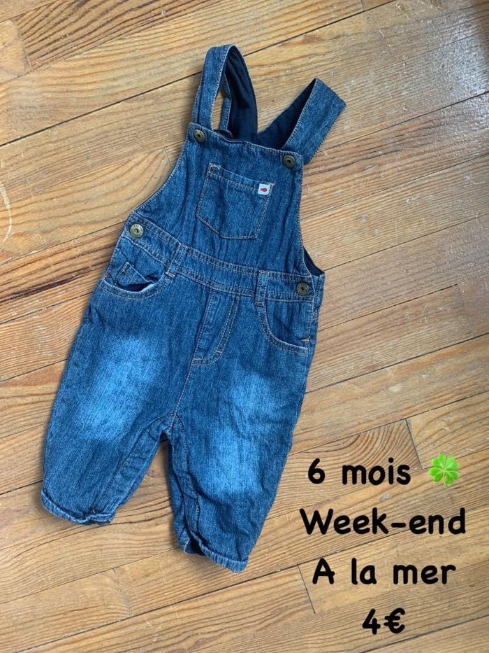 Salopette 🍀 6 mois 🍀 Week-end à la mer