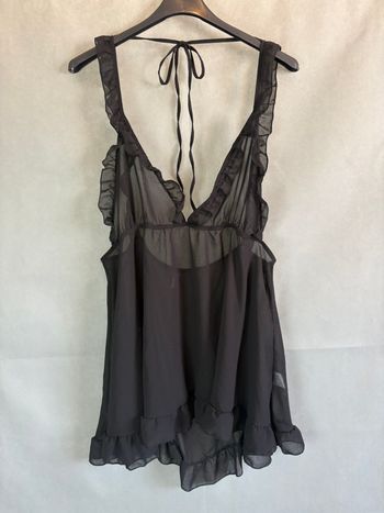 ✨ Jolie nuisette noire fluide et légère ✨