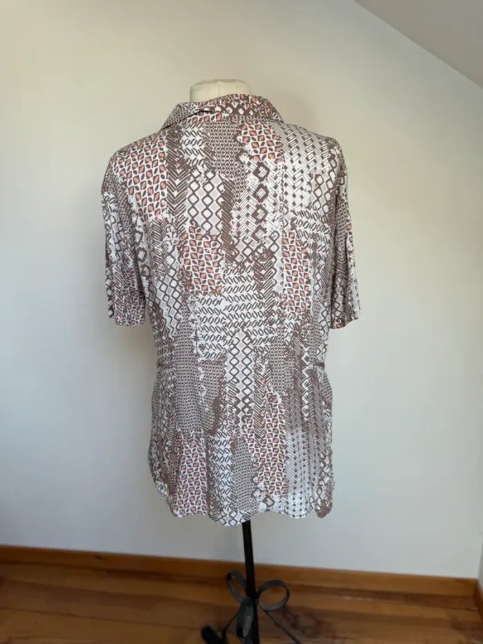 bele blouse chemise fluide en viscose damart 44 - photo numéro 4
