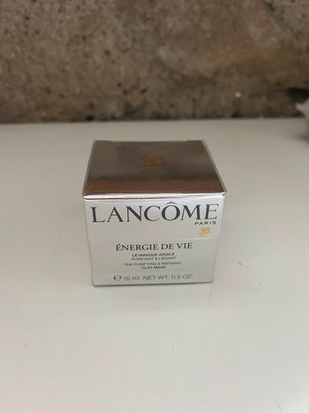 Le masque argile énergie de vie Lancôme