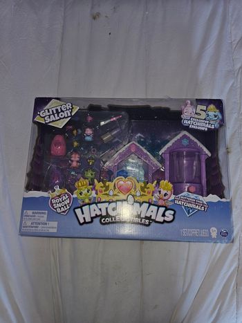 Hatchimals colleggtibles glitter salon royal snow ball