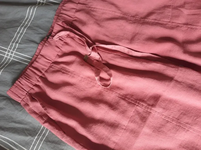 Pantalon fluide fuschia