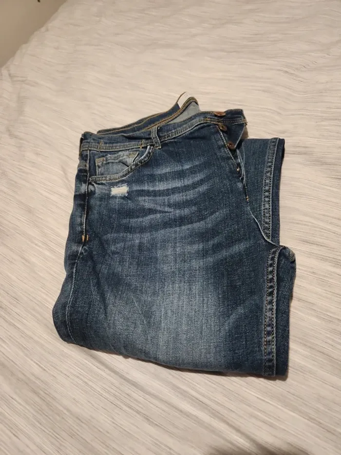 Jeans slim délavé