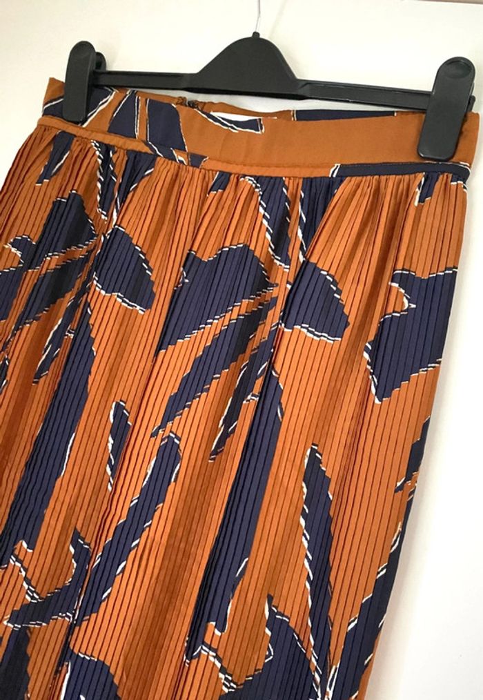 Jupe Midi Plissée Ba&sh Modèle Kiko Taille 40 - photo numéro 3