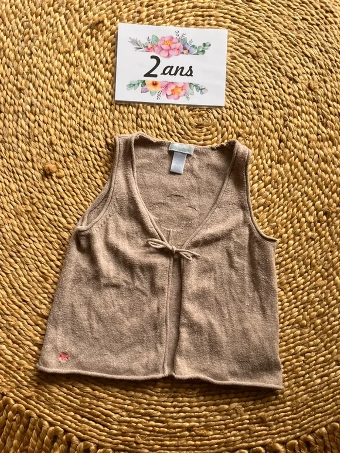 Gilet fin sans manches obaibi 2 ans