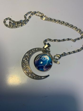 Pendentif bélier lune