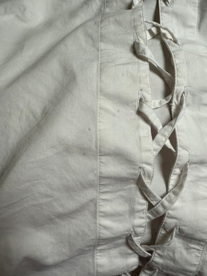 Blouse blanche caroll taille 36 en bon état - photo numéro 9