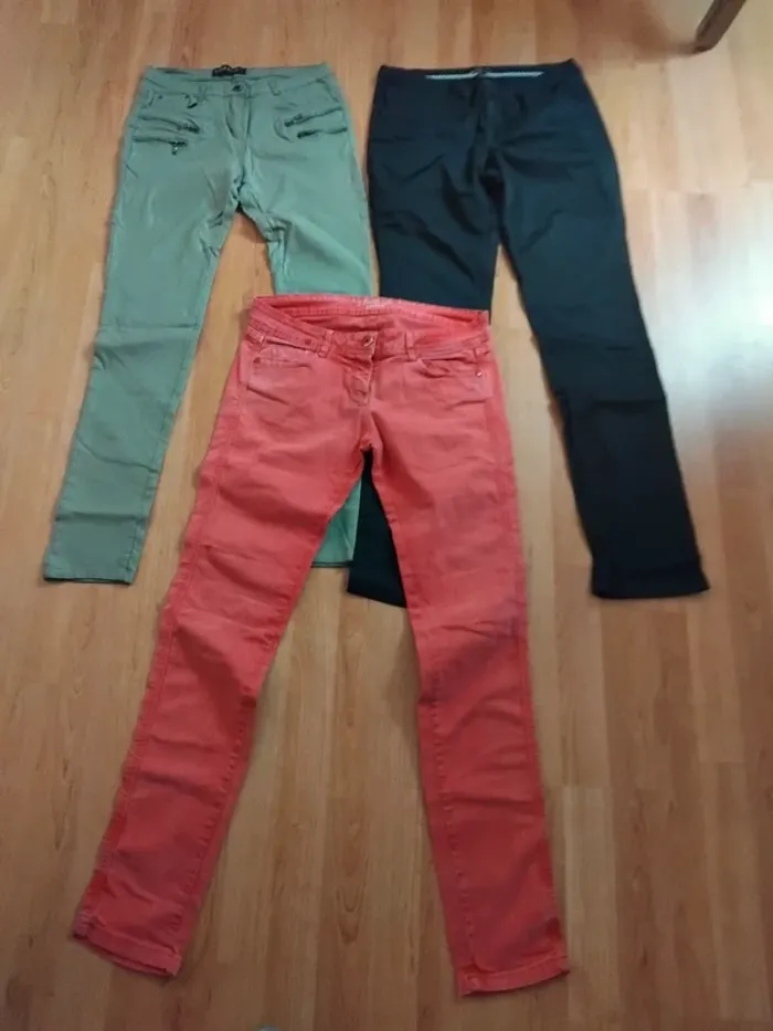 Lot de 3 jeans et pantalon - photo numéro 2