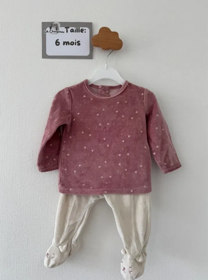 Pyjama 2 pièces - taille 6 mois 🌸