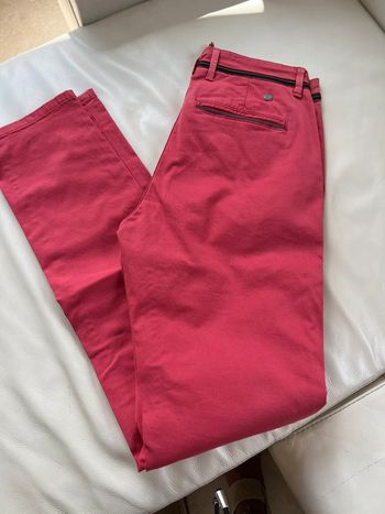 Pantalon homme Serge blanco été taille 38. 29 rouge clair à rose foncé