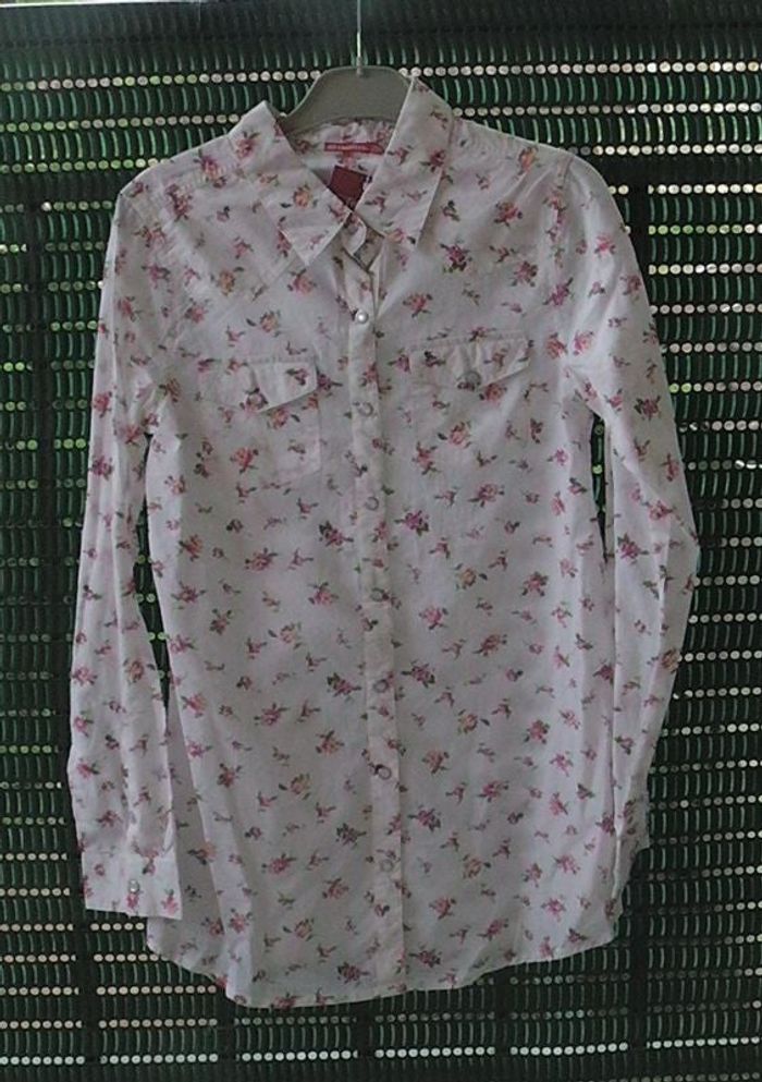 Chemisier manches longues imprimée