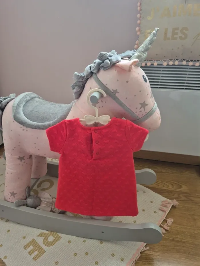 Robe motifs cœur 3 mois - photo numéro 2