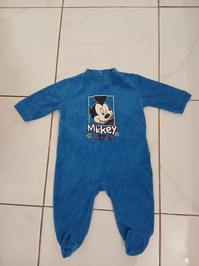 Pyjama garcon mikey mouse taille 6 mois - photo numéro 4