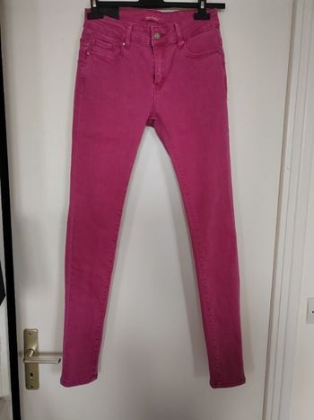Pantalon bordeaux rose 38