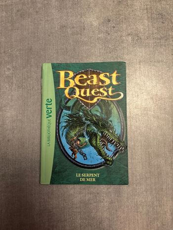 Livre la bibliothèque verte beast ouest le serpent de mer