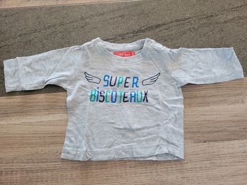 Tee-shirt manches longues - Tissaia 6 mois