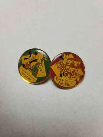Pin's mickey minnie euro disney kodak