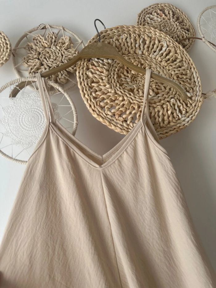 Combinaison longue beige fluide – Taille unique - photo numéro 2