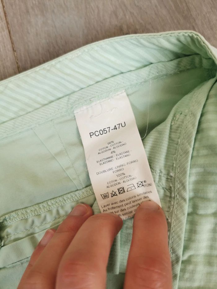 Pantalon vert menthe / Caroll - photo numéro 5