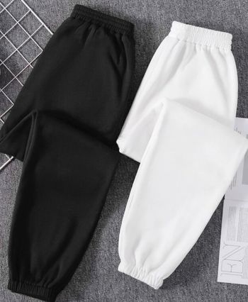2 lot de pantalons de survêtement élastique