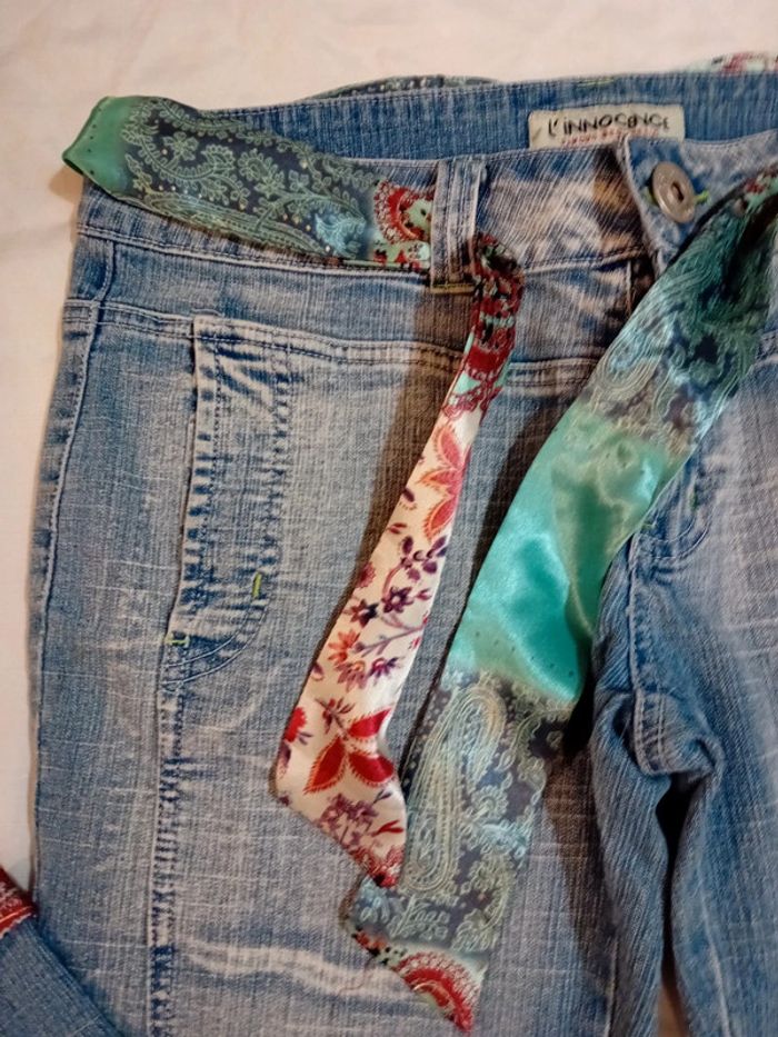Jeans Pantacourt Beau Design l'innocence - photo numéro 5