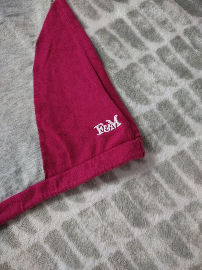 Débardeur dos nageur rose blanc gris Franklin et Marshall taille xs - photo numéro 2