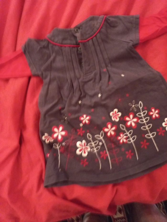 Belle robe fleurie 6 mois toute saison