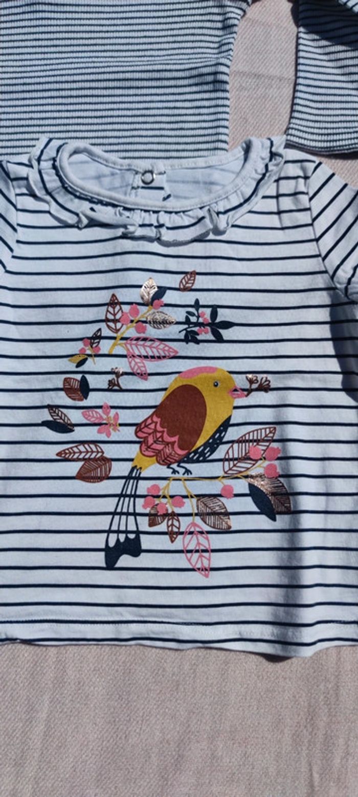 2 hauts manches longues 18 mois - photo numéro 2