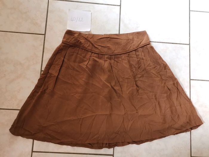Jupe marron camel 40/42