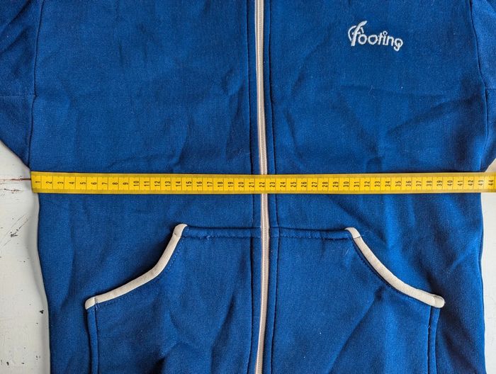 Sweat à capuche zippé vintage Footing – Made in France – Taille 42 - photo numéro 6