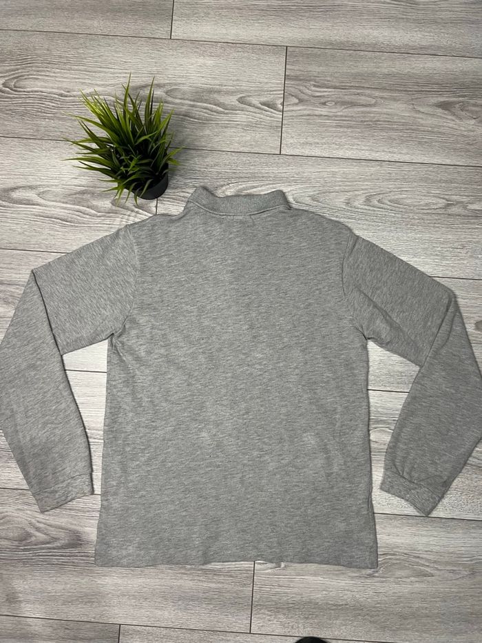 Polo Lacoste Manche longue gris - Taille S - Homme - photo numéro 5