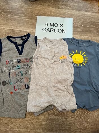 Lot Garçon 6 mois