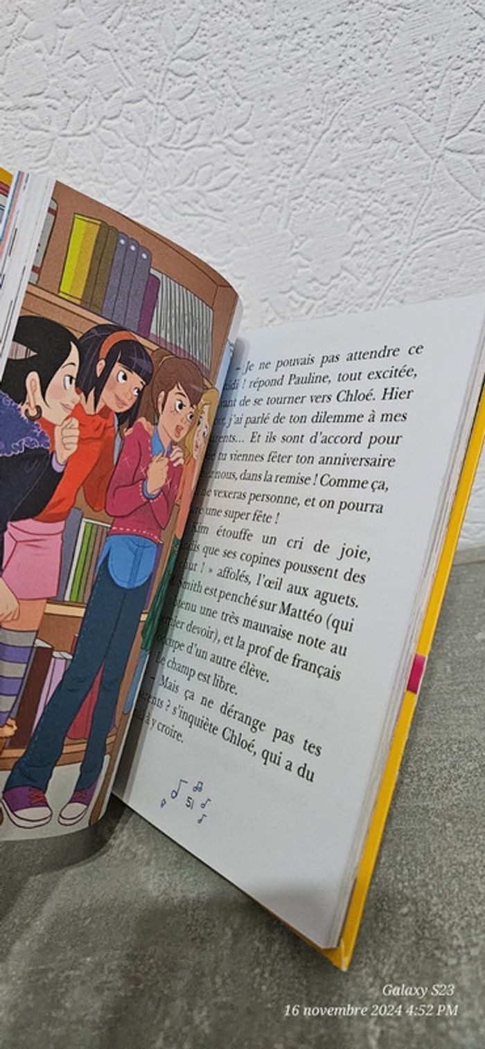 Livre - Ma vie mes copines - Bon anniversaire Chloé - photo numéro 4