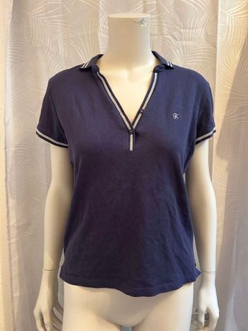 Polo bleu marine argenté Kaporal L 40