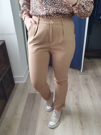 Pantalon fluide Vérone camel Taille XL