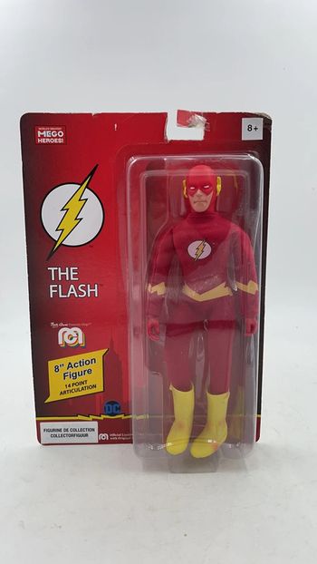 Figurine Mego Heroes Dc Comics The Flash 14 point d’articulation neuf