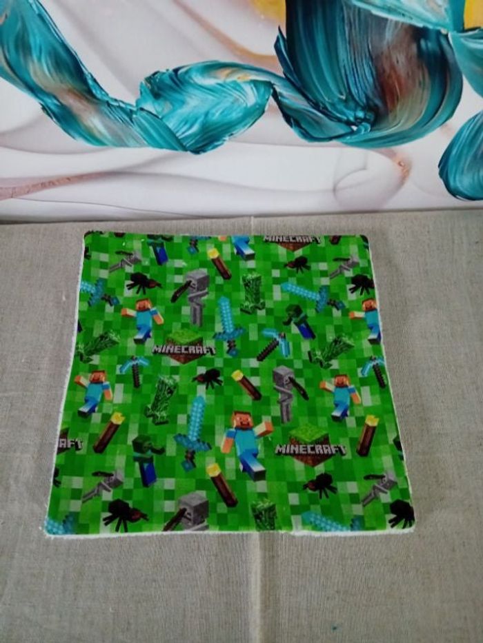 Serviette de table minecraft enfant