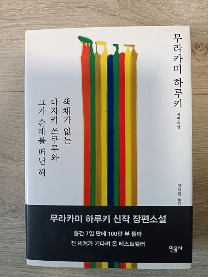 Roman en coréen L'Incolore Tsukuru Tazaki et ses années de pèlerinage
Roman de Haruki Murakami