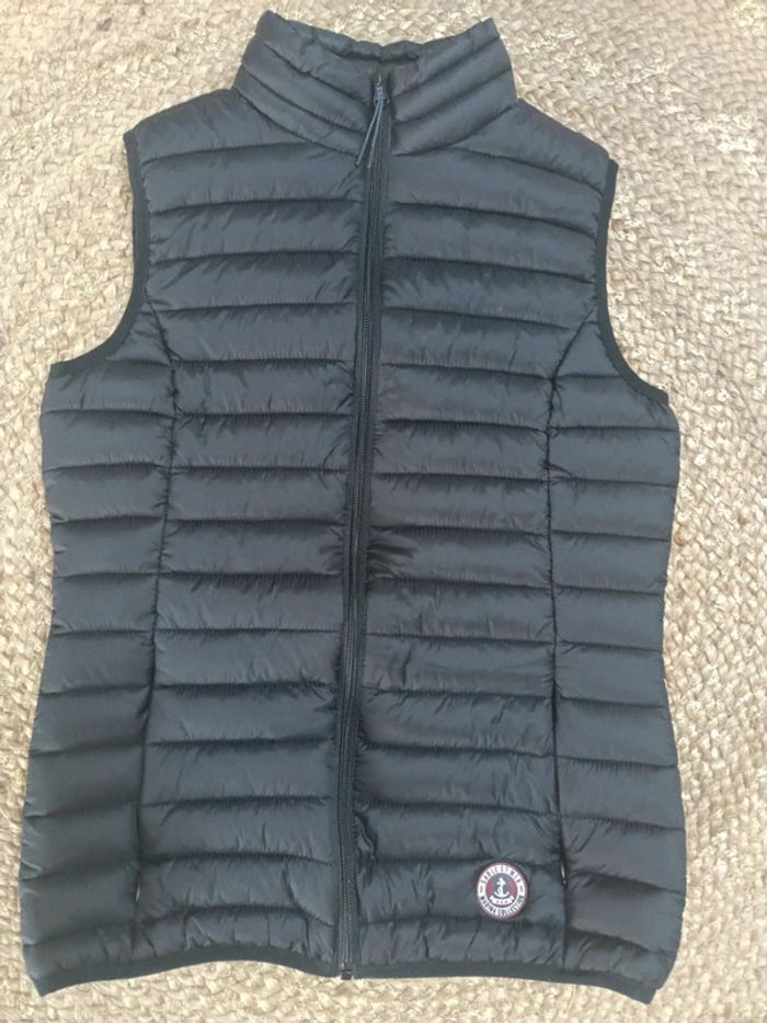 Gilet , doudoune sans manche sable et mer taille S