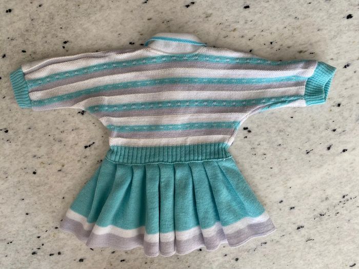 Jolie robe en maille vintage Absorba 6mois - photo numéro 3