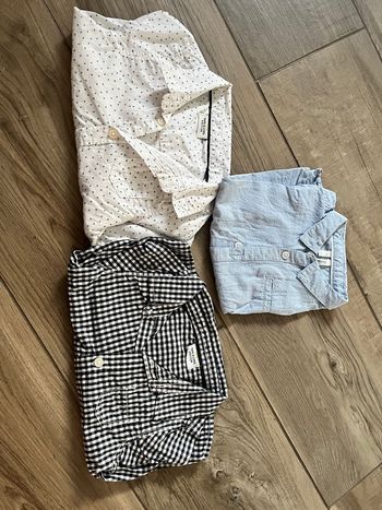 Lot de chemise garcon 9 mois 