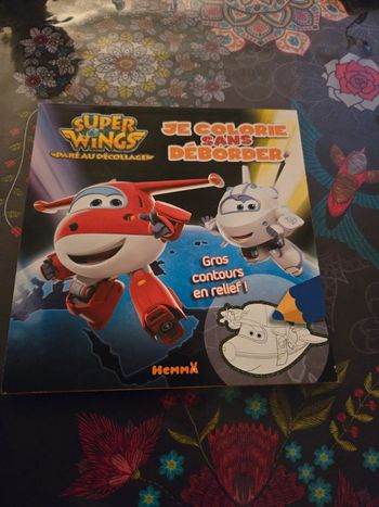 Coloriage avec contour pailleté