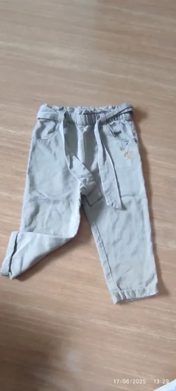 Pantalon léger kaki clair Orchestra