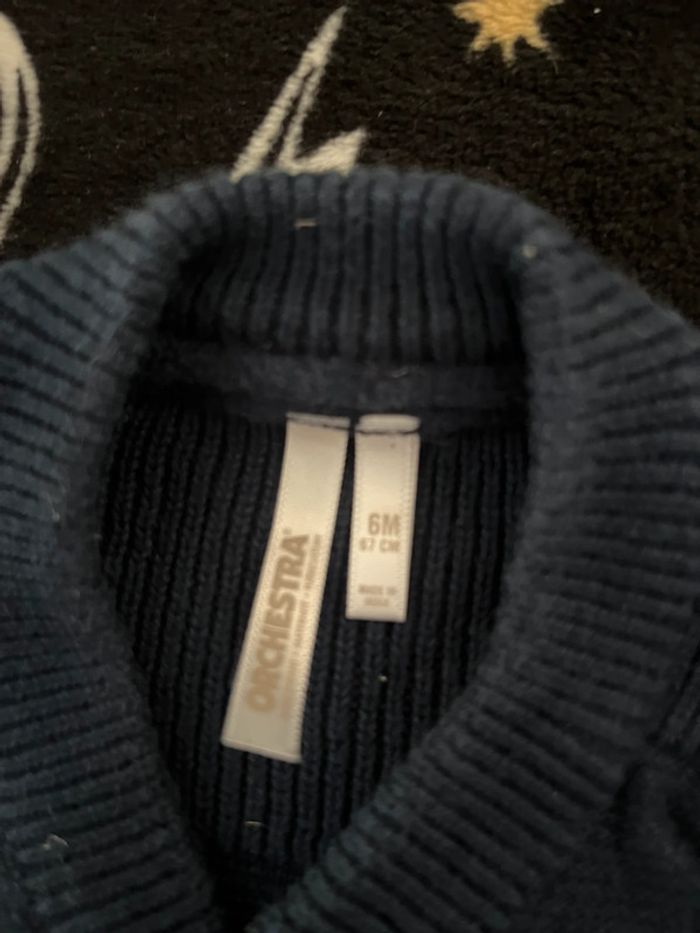 Gilet bleu marine t6 mois orchestra - photo numéro 2