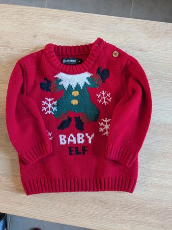 Pull noël 9 mois