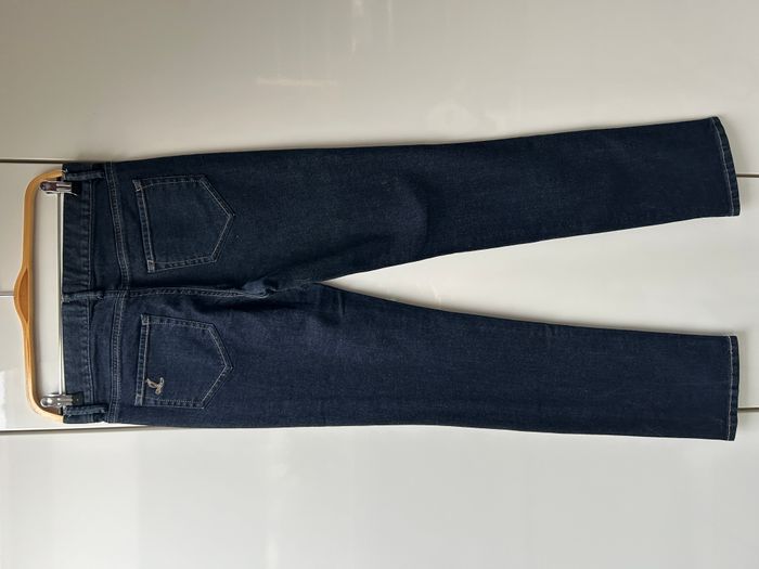 Pantalon en jean bleu Laura Clément - Taille 36/38 - photo numéro 3