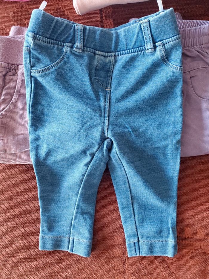 Lot 9 bas/leggings/pantalons 6M - photo numéro 3