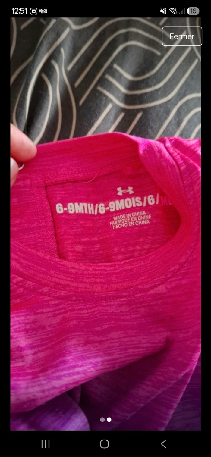 Ensemble short under armour - photo numéro 2